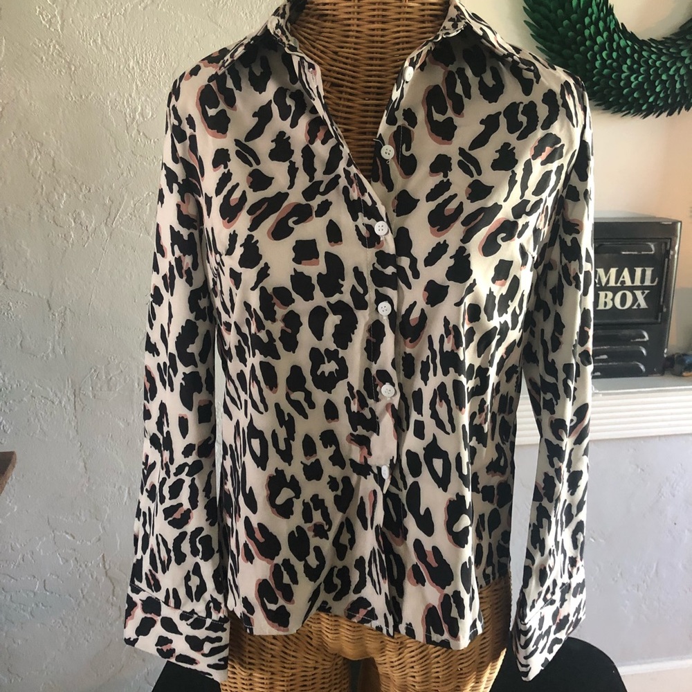 Order Plus Cheetah Blouse